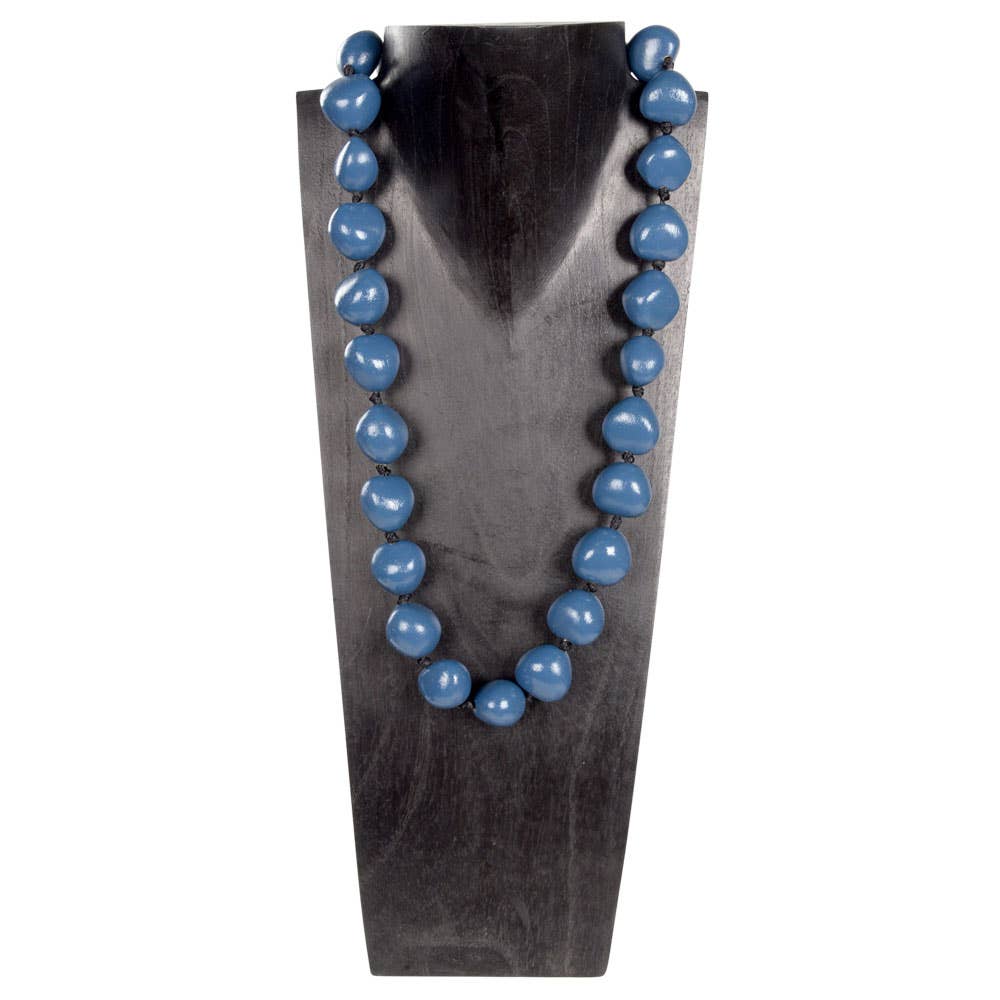 Blueberry Kukui Nut Necklace