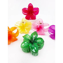 Load image into Gallery viewer, Vivid Hawaiian Plumeria Hair Claw Clip
