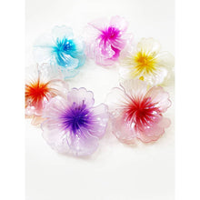 Load image into Gallery viewer, Glowy Hawaiian Flower Hair Claw

