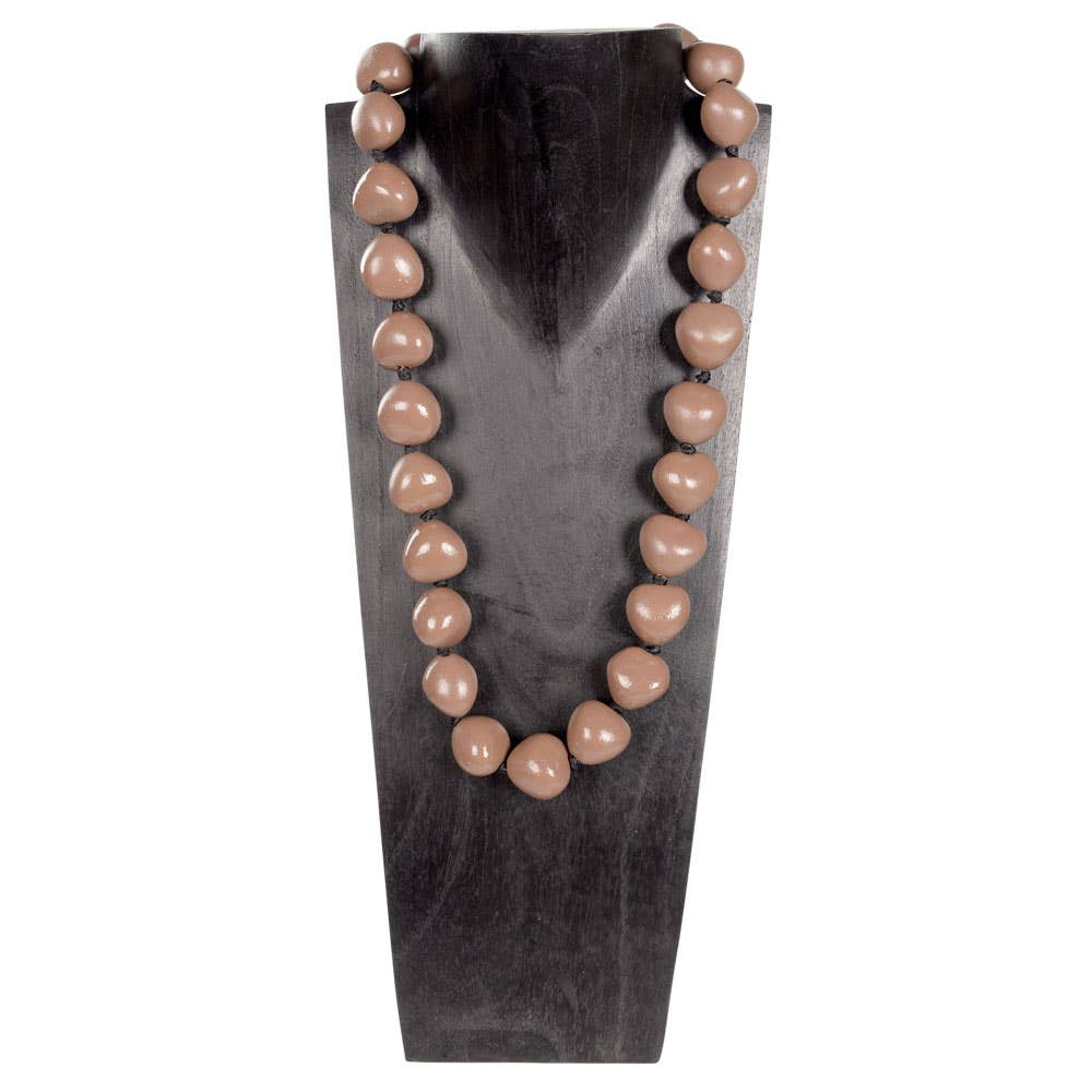 Cocoa Kukui Nut Necklace