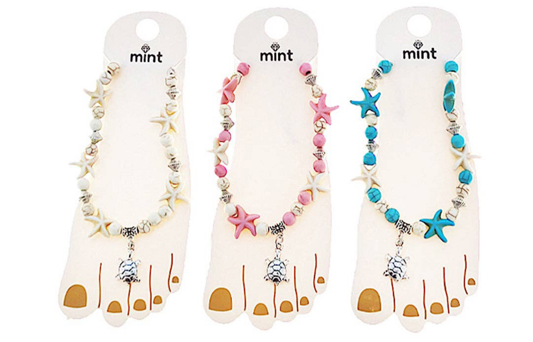 Sea Turtle Shell Anklet