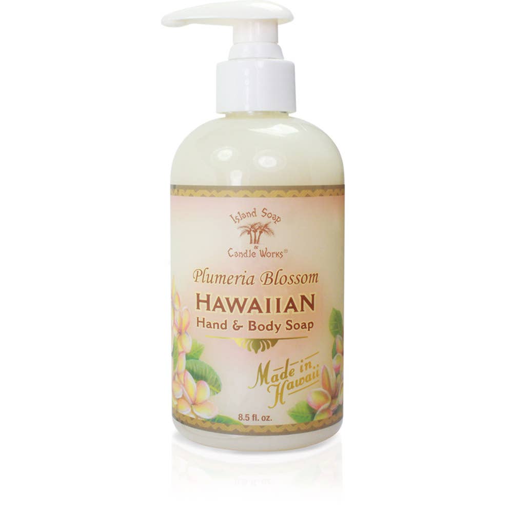 8.5 oz. Plumeria Blossom Liquid Soap