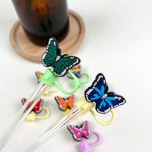 Load image into Gallery viewer, Butterfly Straw Toppers
