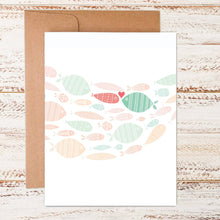 Load image into Gallery viewer, Of all the fish in the sea... you're the one for me Greeting Card

