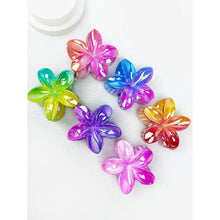Load image into Gallery viewer, Two Tone Hawaiian Flower Hair Claw
