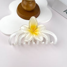 Load image into Gallery viewer, Plumeria Large Claw Clip
