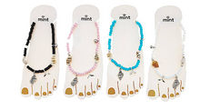Load image into Gallery viewer, Beaded Shell Charm Anklet
