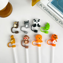 Load image into Gallery viewer, Animal Series Straw Cover
