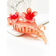 Load image into Gallery viewer, Colorful Plumeria Flowers Hair Claw
