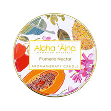 Load image into Gallery viewer, Aloha &#39;Aina - Plumeria Nectar Gold Tin Candle
