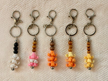 Load image into Gallery viewer, Forever Puakenikeni Keychain/Purse Charm - Silver
