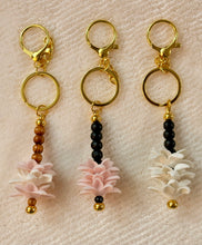 Load image into Gallery viewer, Forever Pikake Keychain/Purse Charm - Gold
