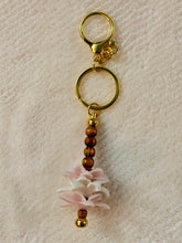 Load image into Gallery viewer, Forever Pikake Keychain/Purse Charm - Gold
