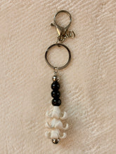 Load image into Gallery viewer, Forever Puakenikeni Keychain/Purse Charm - Silver
