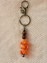 Load image into Gallery viewer, Forever Puakenikeni Keychain/Purse Charm - Silver
