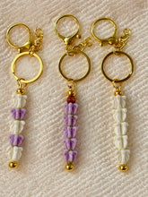 Load image into Gallery viewer, Forever Crown Flower Keychain/Purse Charm - Gold
