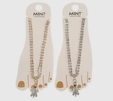 Load image into Gallery viewer, Rhinestone Sea Turtle Anklet
