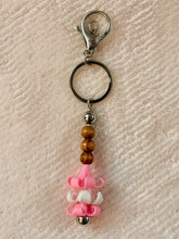 Load image into Gallery viewer, Forever Puakenikeni Keychain/Purse Charm - Silver
