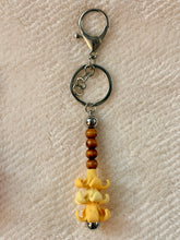 Load image into Gallery viewer, Forever Puakenikeni Keychain/Purse Charm - Silver
