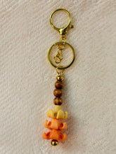 Load image into Gallery viewer, Forever Puakenikeni Keychain/Purse Charm - Gold
