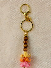 Load image into Gallery viewer, Forever Puakenikeni Keychain/Purse Charm - Gold
