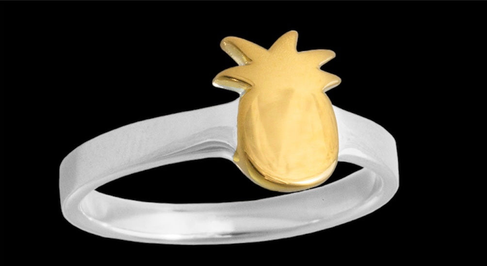 Golden Pineapple Ring