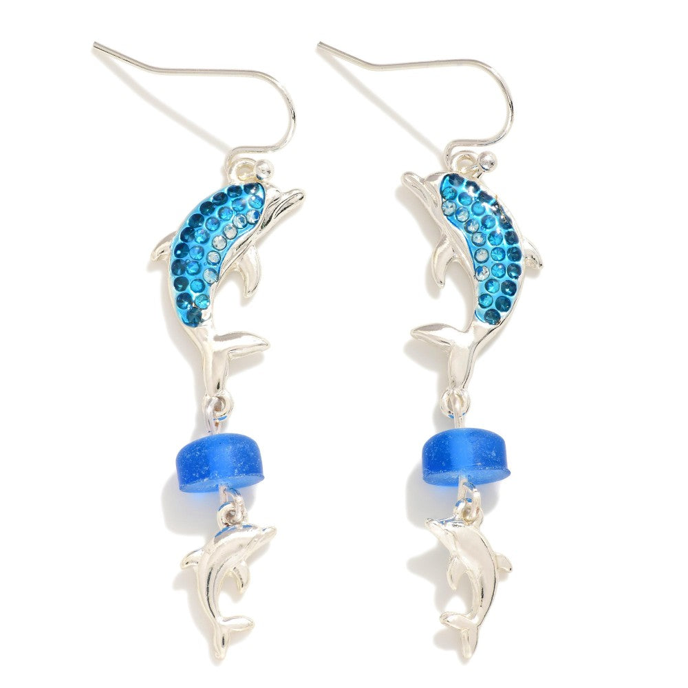Dolphin Drop Earrings