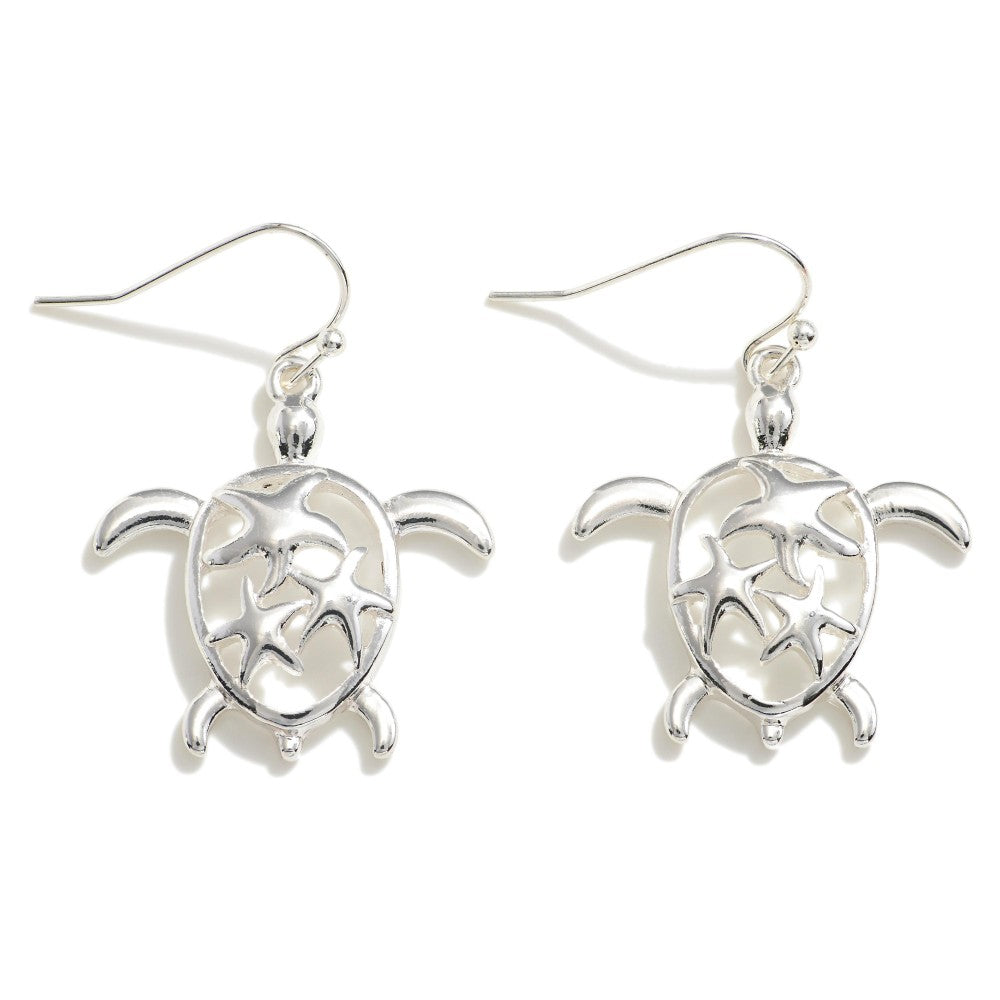 Turtle Drop Earrings