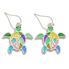 Load image into Gallery viewer, Stained Glass Drop Earrings
