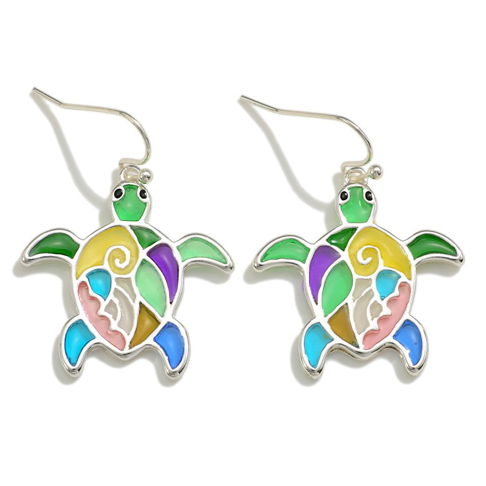 Stained Glass Drop Earrings