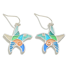 Load image into Gallery viewer, Stained Glass Drop Earrings
