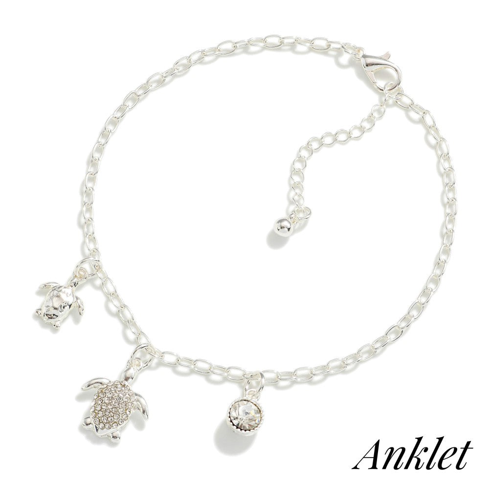 Silver Chain Link Anklet