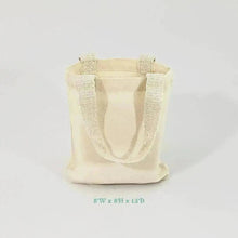 Load image into Gallery viewer, Canvas Gift Bag Eat, Drink + BEach Merry
