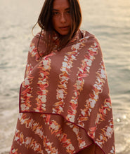 Load image into Gallery viewer, Beach Towel - Rainbow Pua Melia

