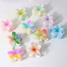 Load image into Gallery viewer, Pearl Gradient Plumeria Claw Clip
