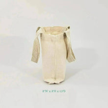 Load image into Gallery viewer, Canvas Gift Bag Eat, Drink + BEach Merry
