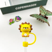 Load image into Gallery viewer, Cute Lion Straw Topper
