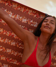 Load image into Gallery viewer, Beach Towel - Rainbow Pua Melia
