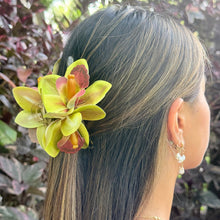 Load image into Gallery viewer, Cattleya Orchid Meadow Claw Clip
