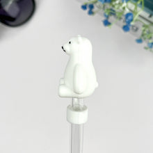 Load image into Gallery viewer, Polar Bear Straw Cover

