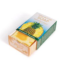 Load image into Gallery viewer, 3 oz. Pineapple Paradise Shea Butter Soap
