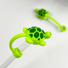 Load image into Gallery viewer, Turtle Straw Topper
