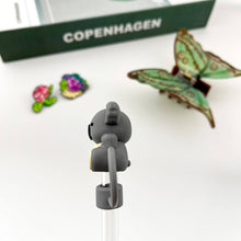 Load image into Gallery viewer, Grey Koala Straw Topper

