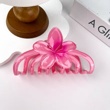 Load image into Gallery viewer, Plumeria Large Claw Clip
