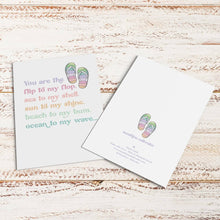 Load image into Gallery viewer, Flip To My Flop Greeting Card
