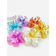 Load image into Gallery viewer, Colorful Hawaiian Flower Hair Claw Shiny
