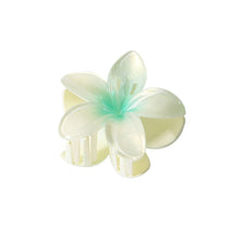 Load image into Gallery viewer, Pearl Gradient Plumeria Claw Clip

