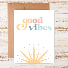 Load image into Gallery viewer, Good Vibes Greeting Card
