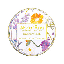 Load image into Gallery viewer, Aloha &#39;Aina - Lavender Fields Gold Tin Candle
