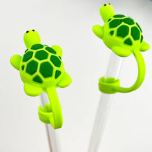 Load image into Gallery viewer, Turtle Straw Topper
